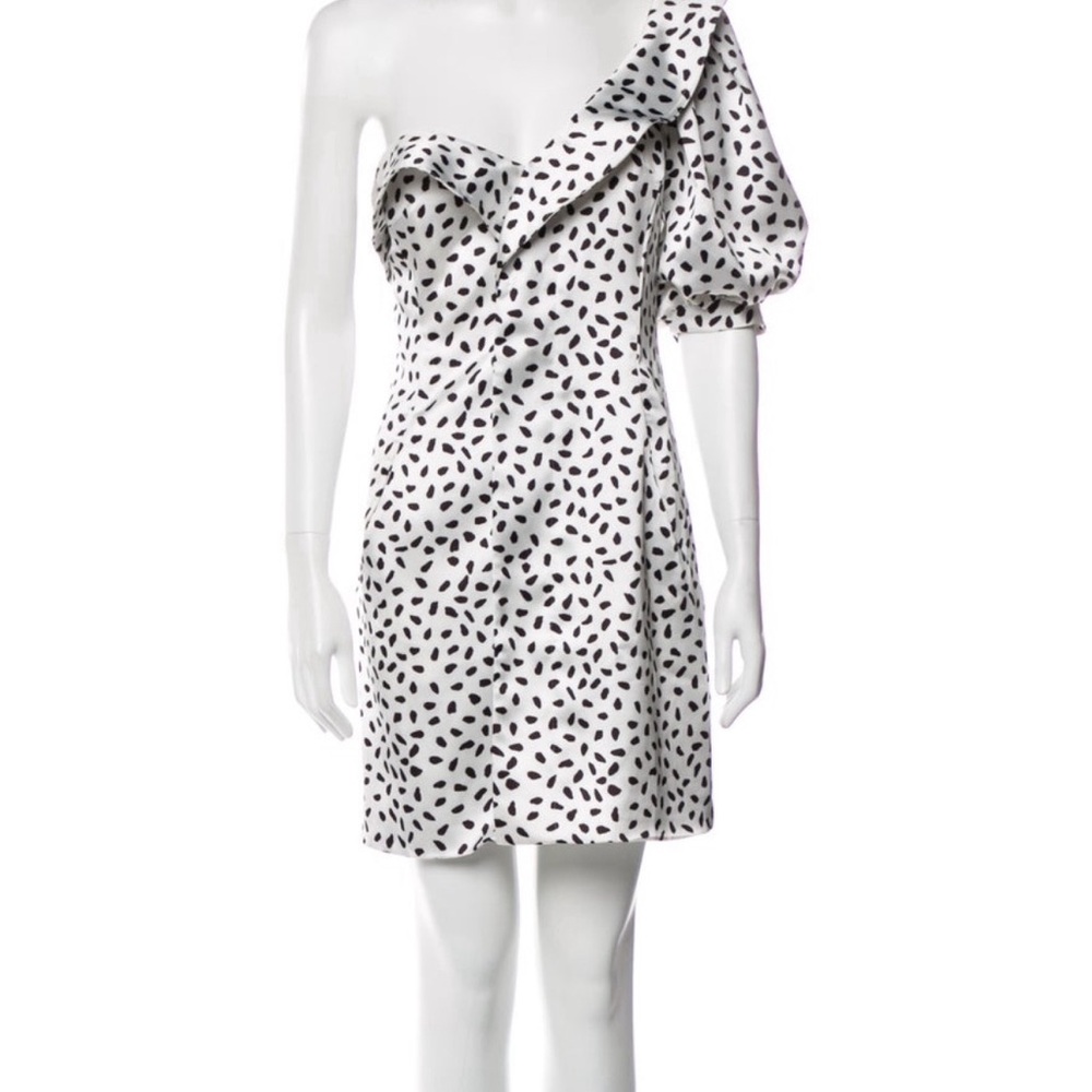 Self portrait, printed mini dress, worn only once, size medium